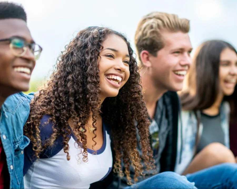 Students using clear aligners during the school year.